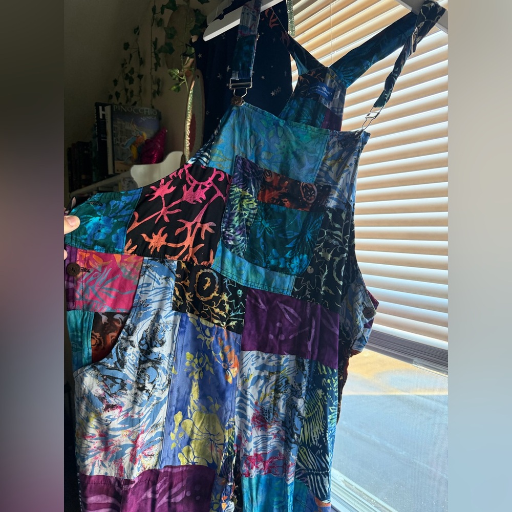 Patchwork Overalls